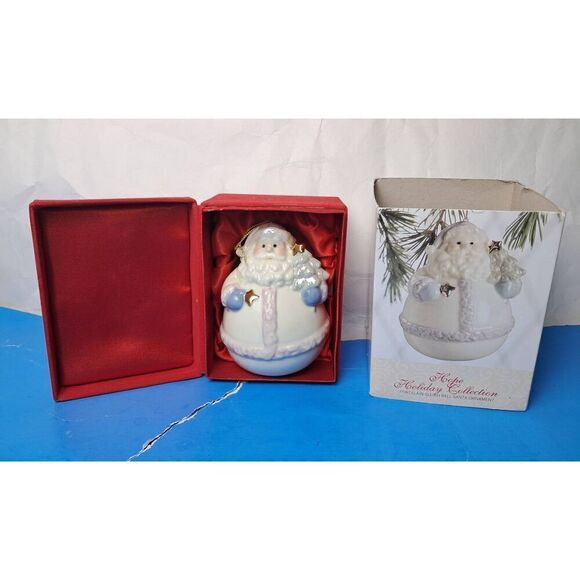 Formalities Braum Bros Santa Christmas Ornament w/ Box  Bell Hope Holiday Good - Picture 1 of 6
